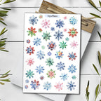Snowflake Sticker Sheet