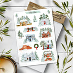 Winter Village Sticker Sheet
