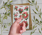 Camelia Flower Stickers