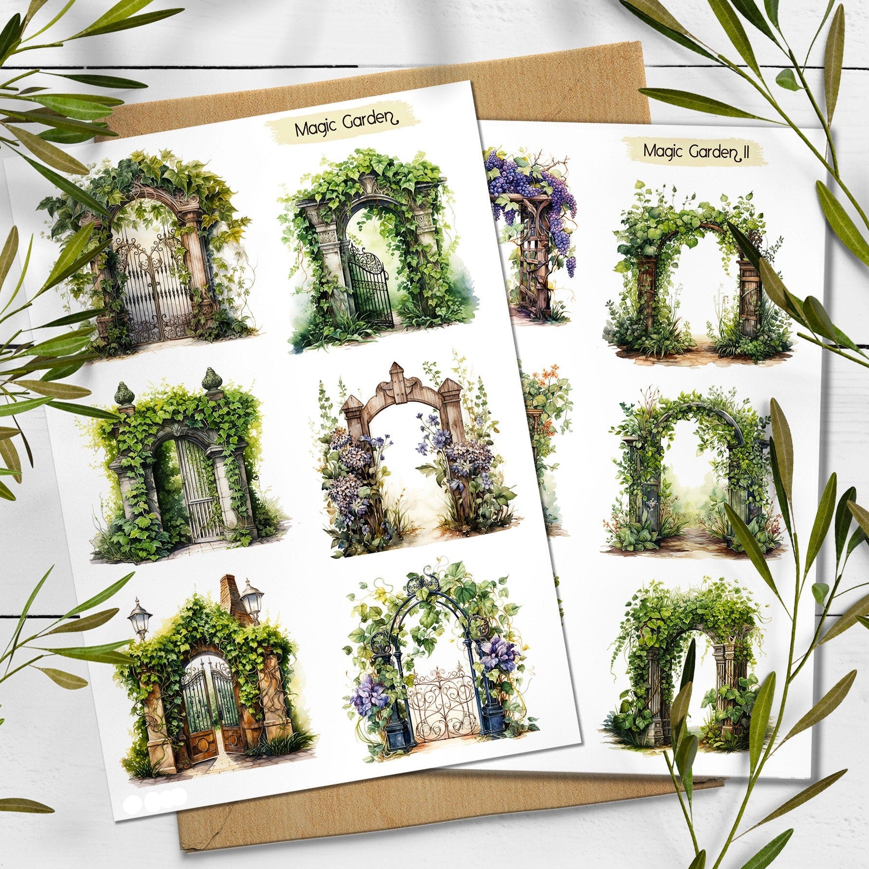 Floral Garden Sticker Sheet