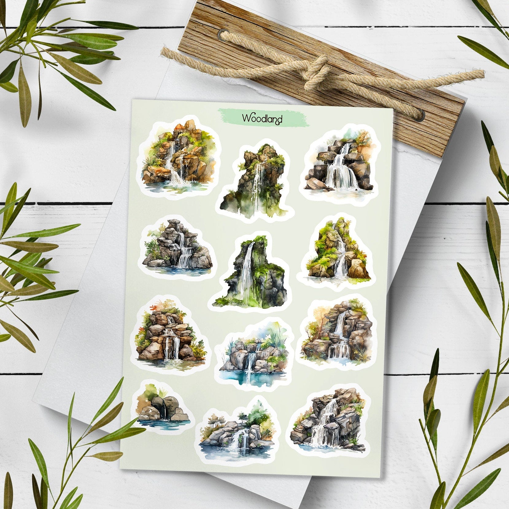 Waterfall Sticker Pack