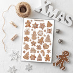 Gingerbread Christmas Stickers