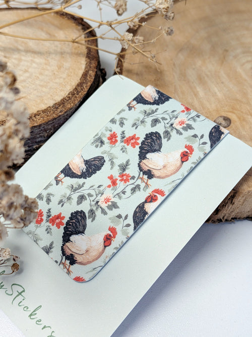 Chicken Magnetic Bookmark. Cute Page Marker. Reading Accessories