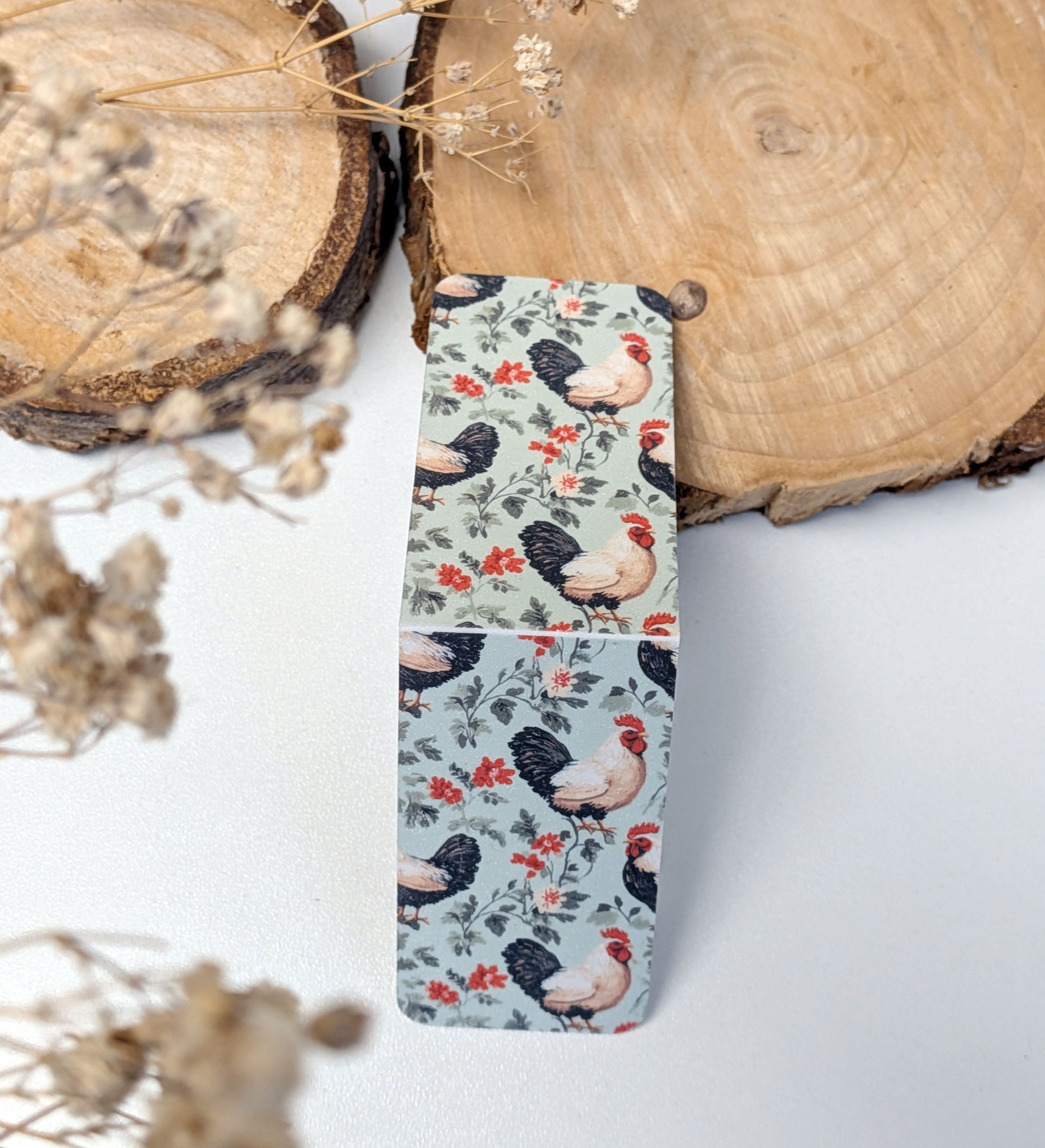 Chicken Magnetic Bookmark. Cute Page Marker. Reading Accessories