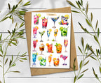 Tropical Cocktail Stickers