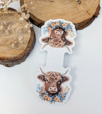 Highland Cow Magnetic Bookmark. Cute Page Marker. Reading Accessories