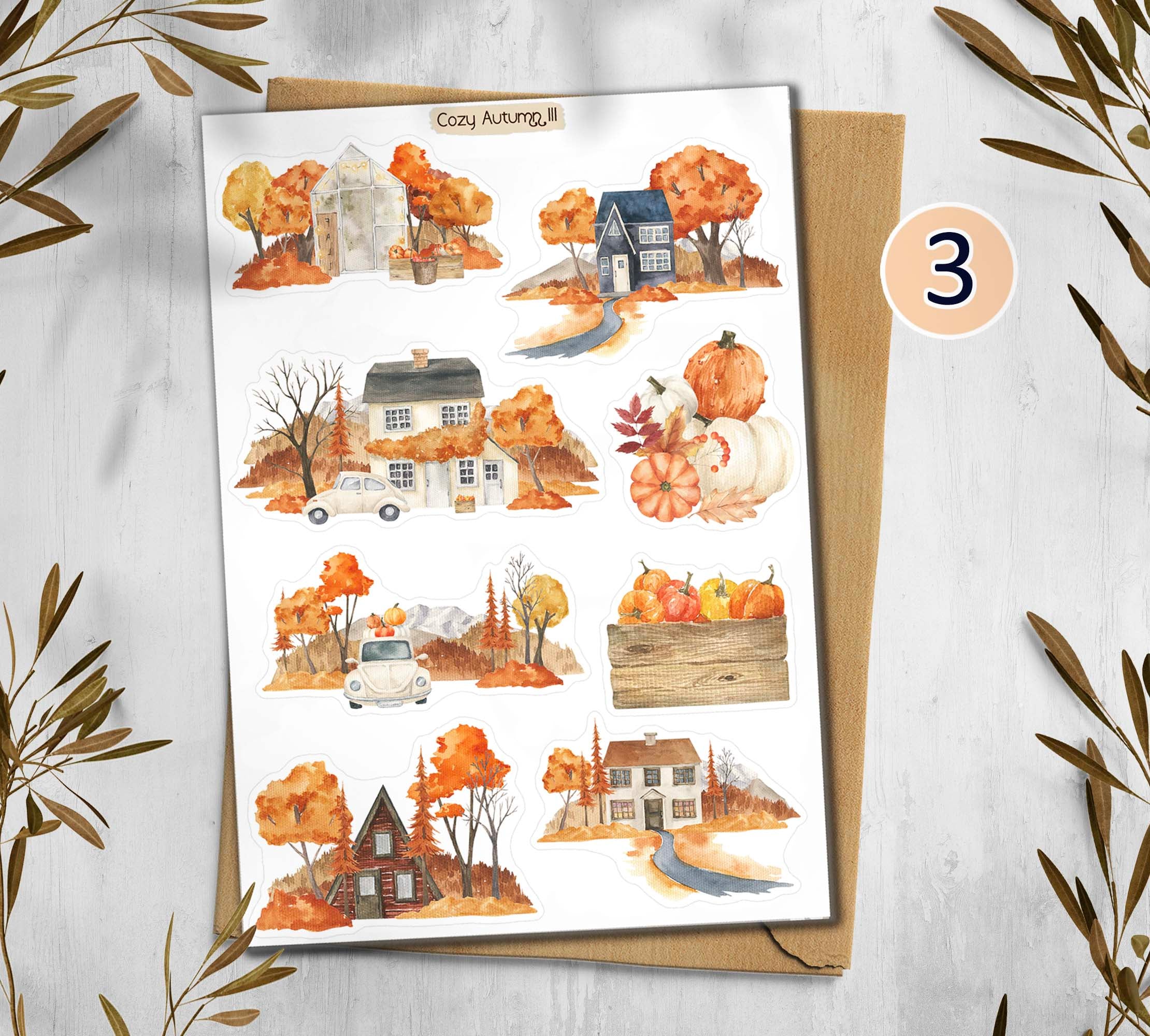 Cozy Autumn Stickers