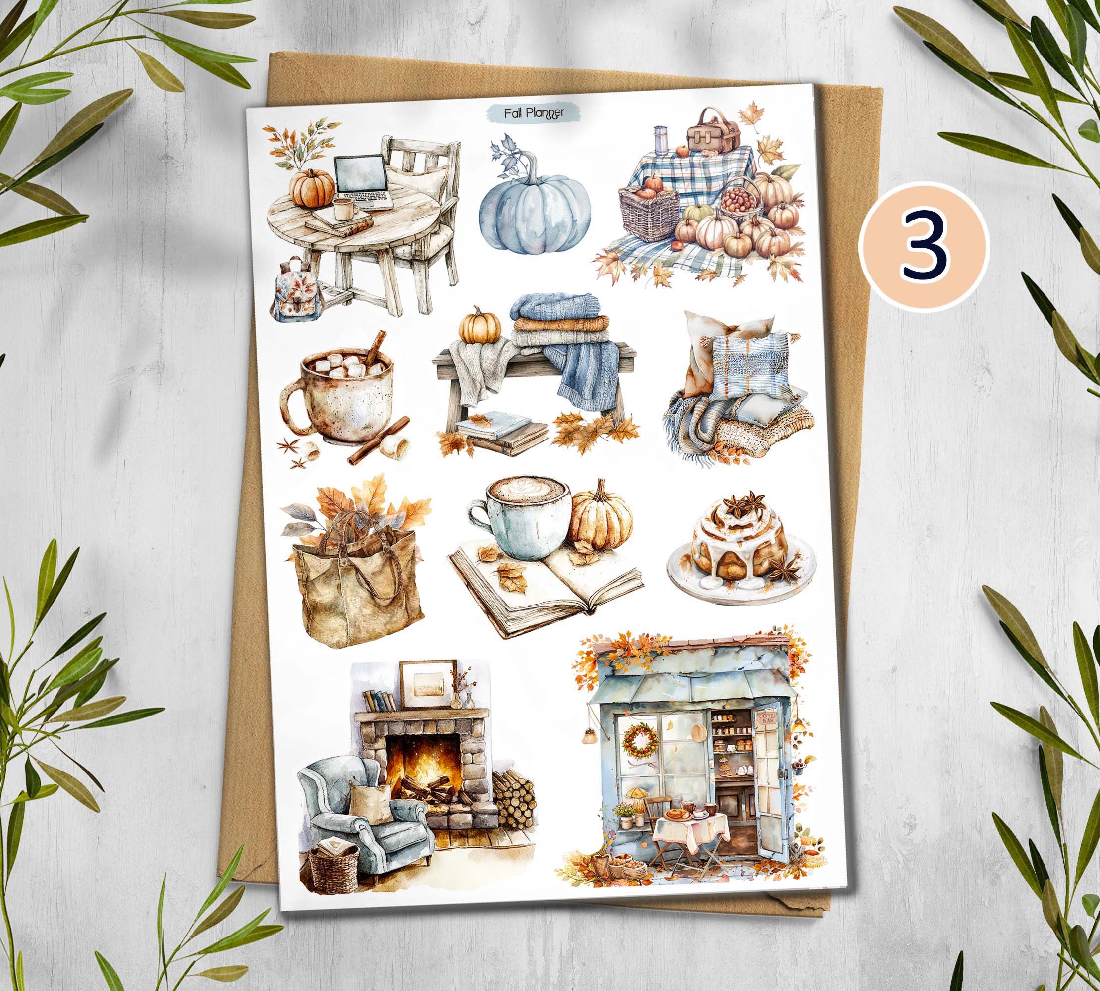 Fall Planner Stickers