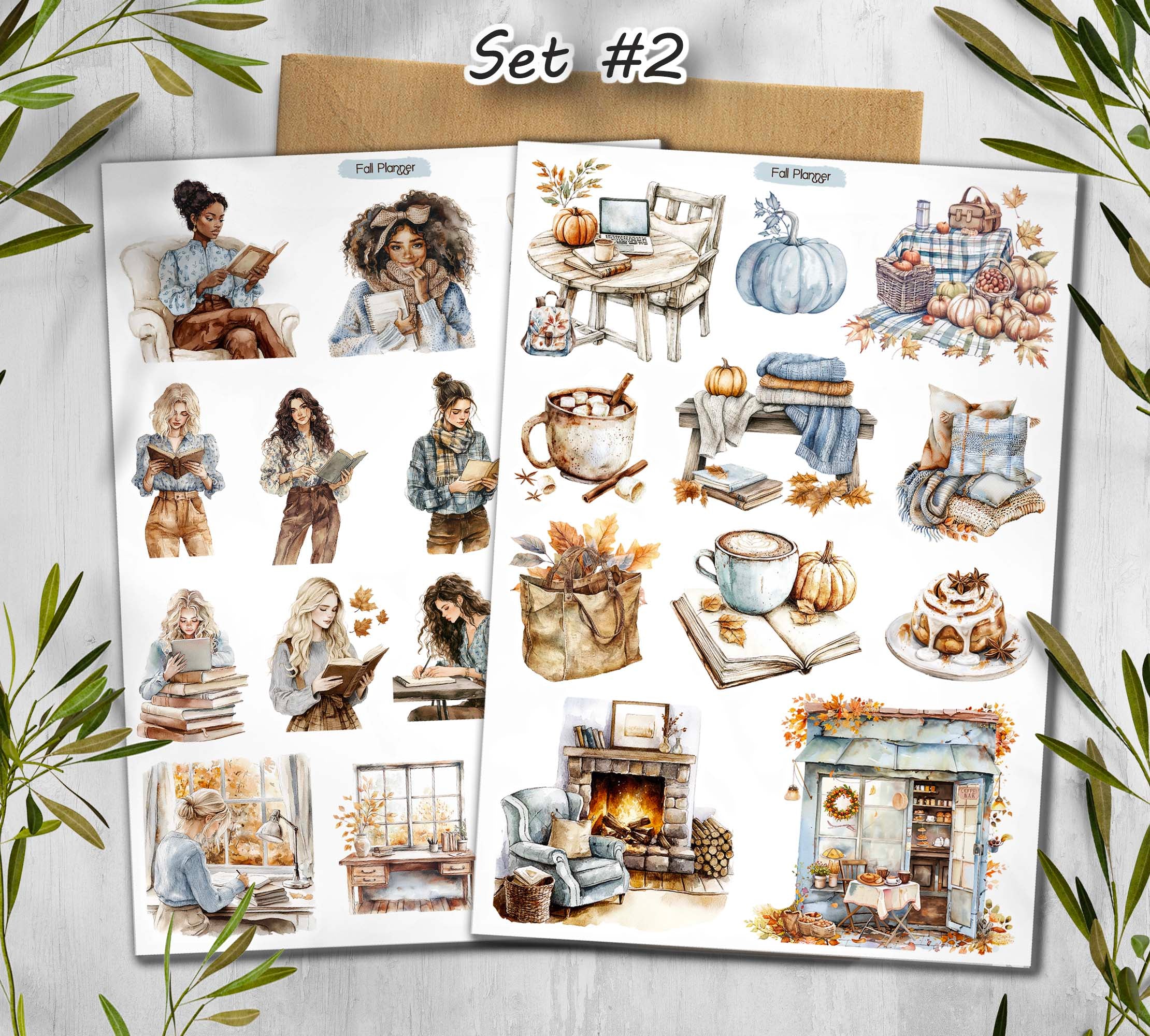Fall Planner Stickers