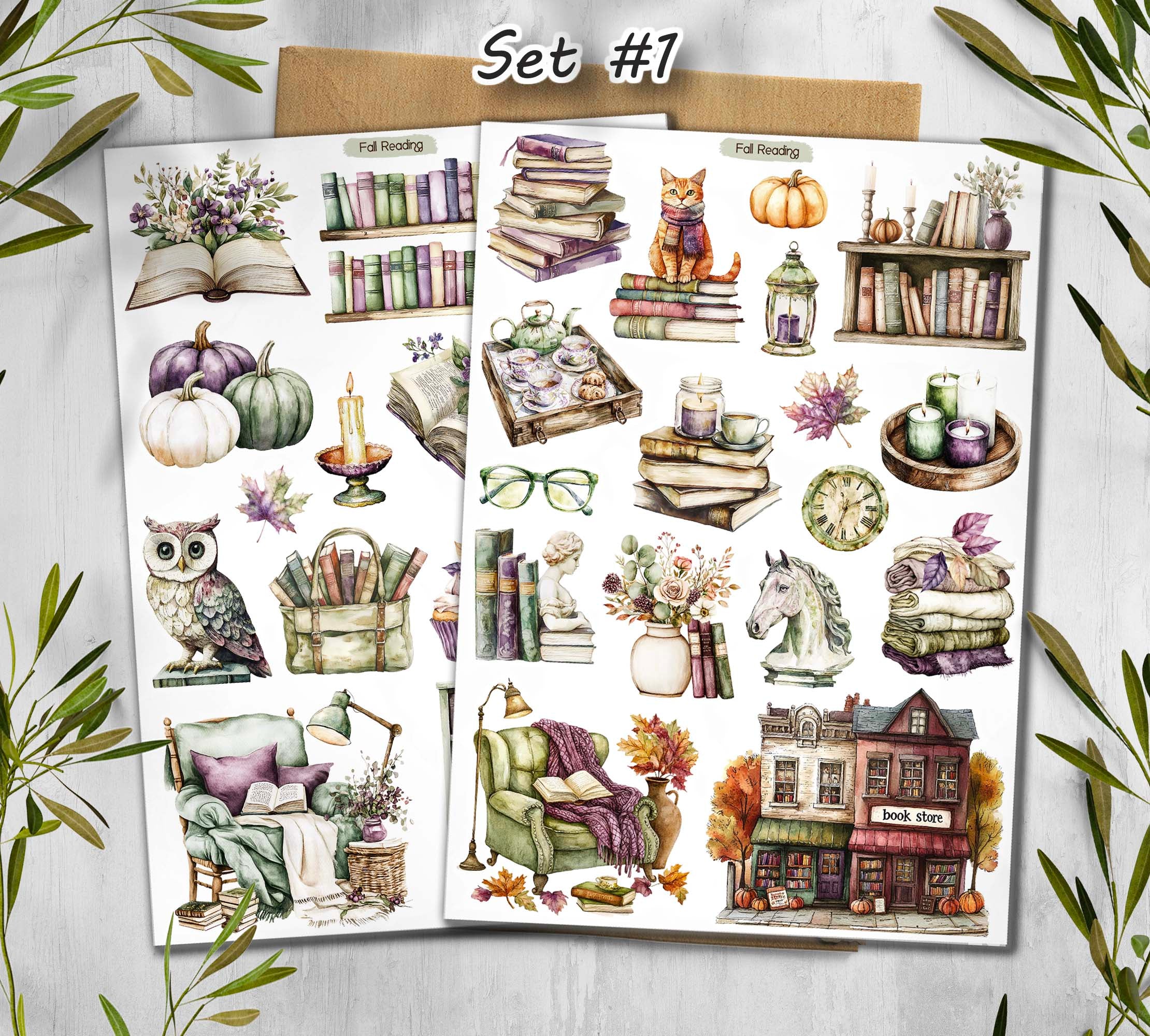 Fall Reading Stickers