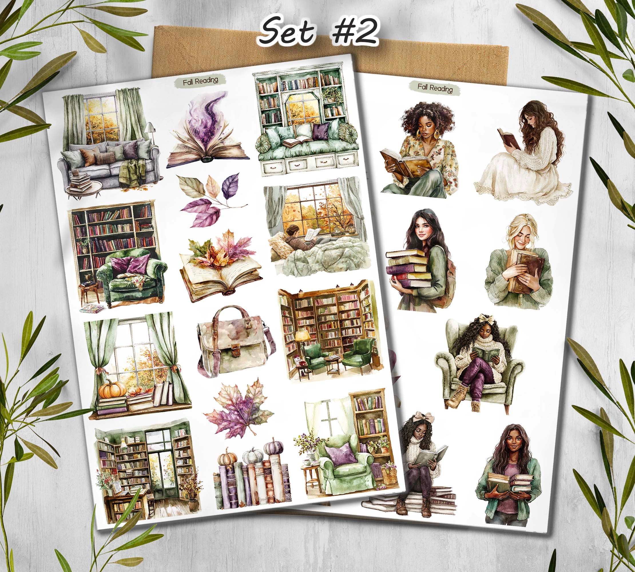 Fall Reading Stickers