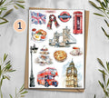 England Travel Stickers| United Kingdom| London| Europe