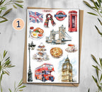 England Travel Stickers| United Kingdom| London| Europe