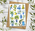 Mediterranean Summer Stickers| Travel Stickers