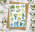 Mediterranean Summer Stickers| Travel Stickers