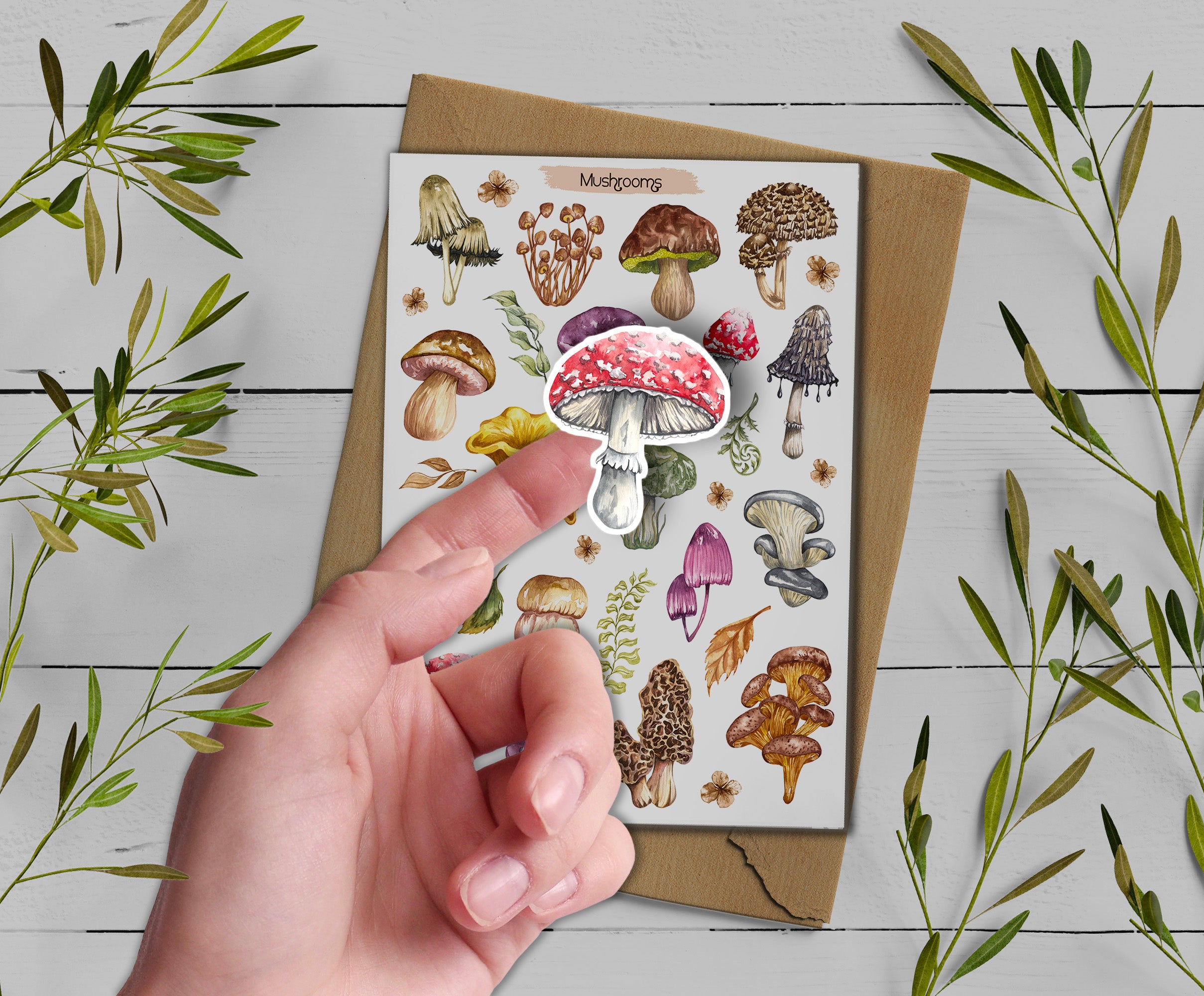 Mushroom Stickers 00043