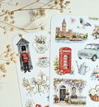 London. England Travel Stickers. Europe Decal 00358