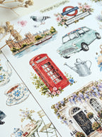 London. England Travel Stickers. Europe Decal 00358
