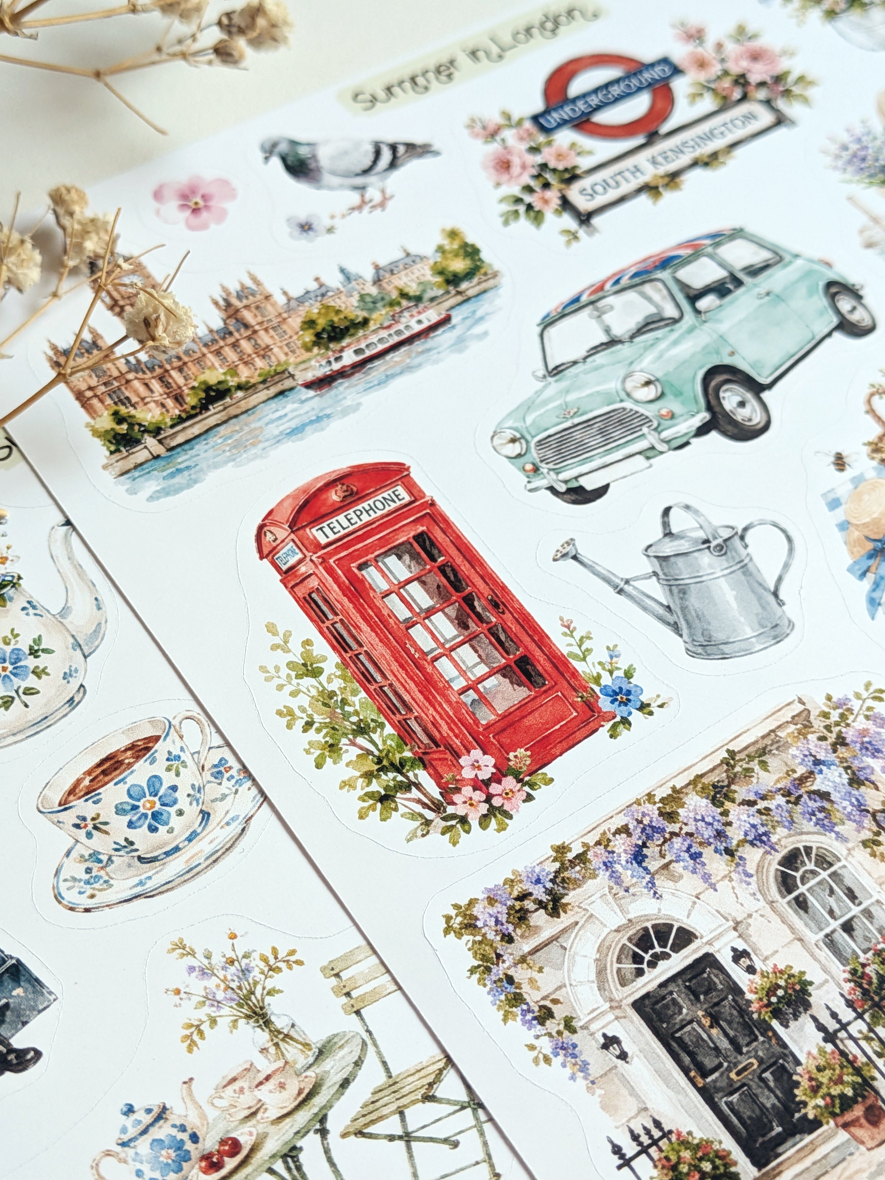 London. England Travel Stickers. Europe Decal 00358