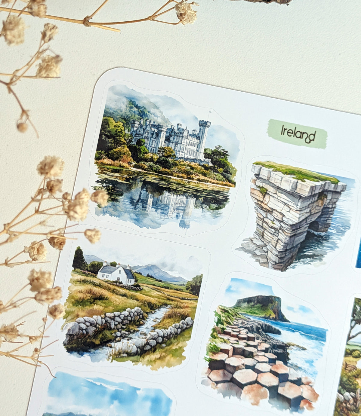 Ireland Travel Stickers| Dublin| Europe Stickers