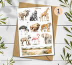 Safari Animal Stickers