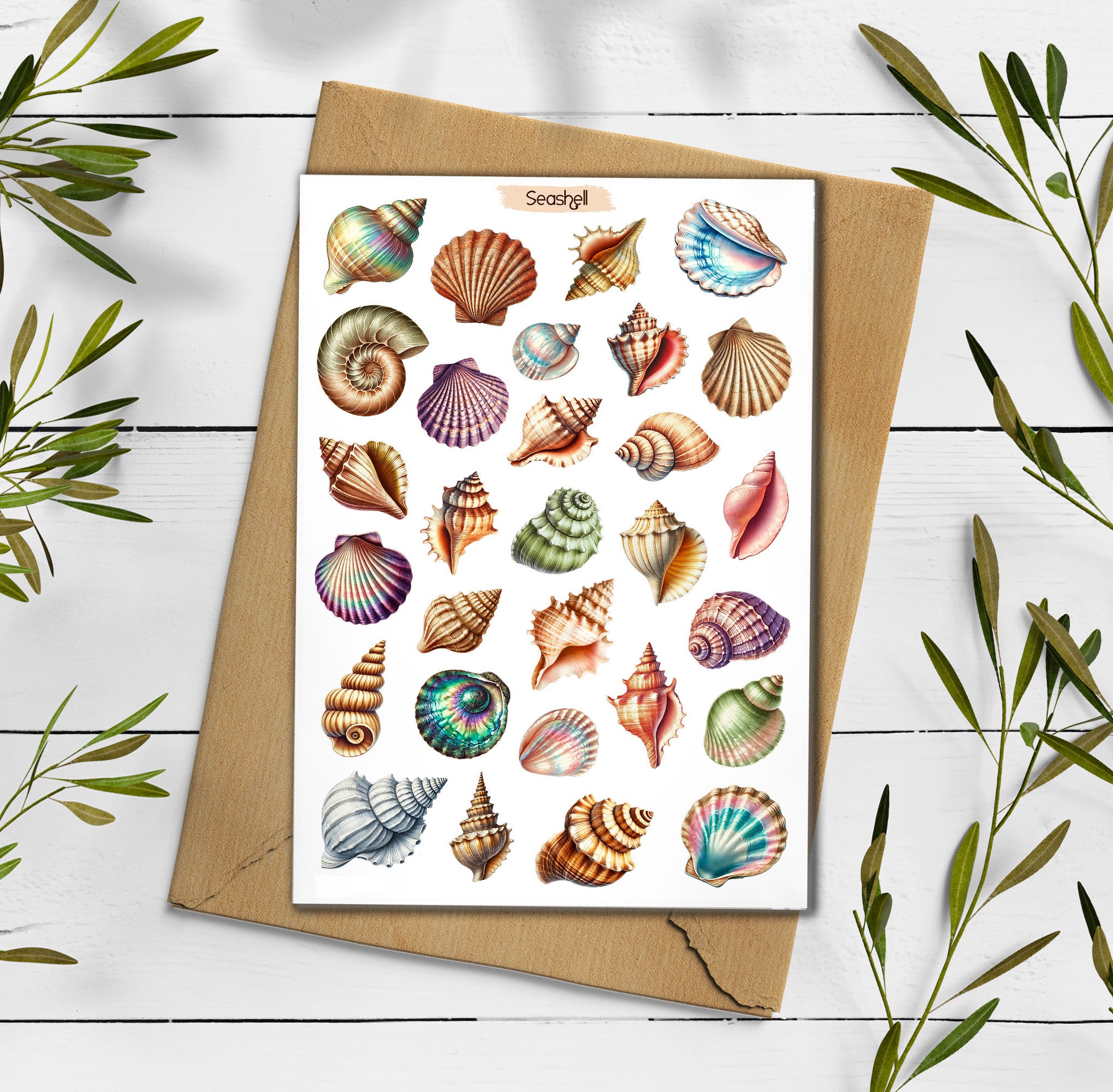 Seashell Stickers