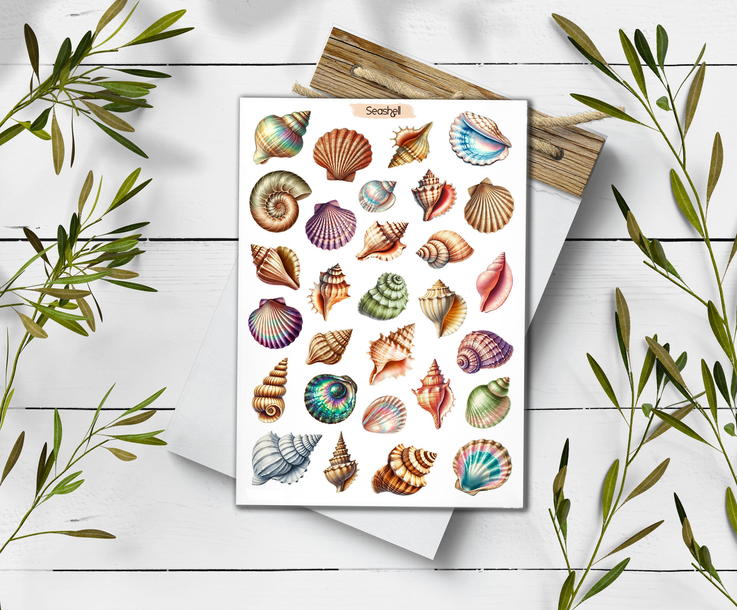 Seashell Stickers