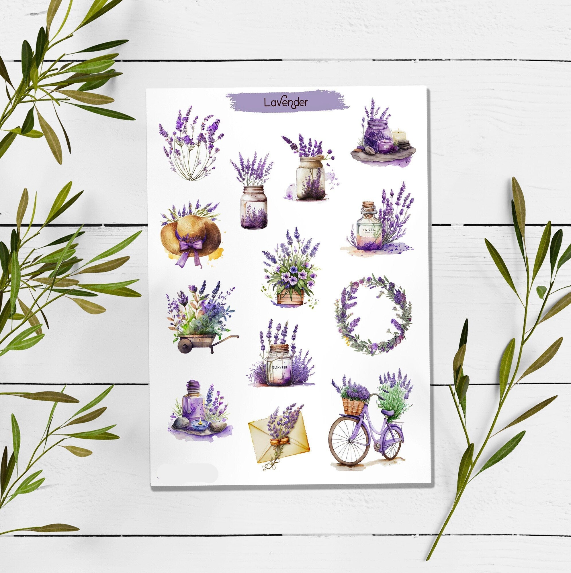 Lavender Stickers 00017