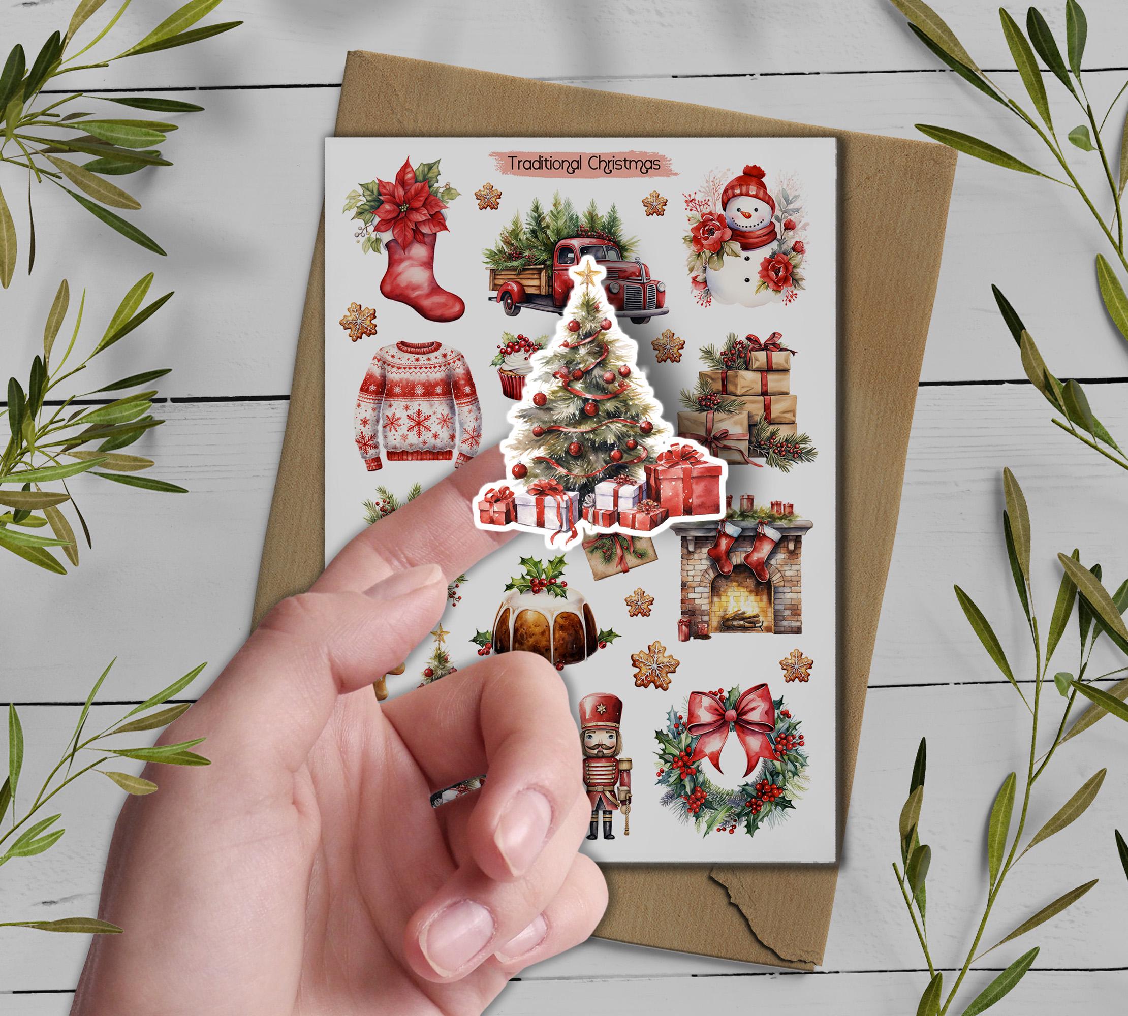 Traditional Christmas Stickers