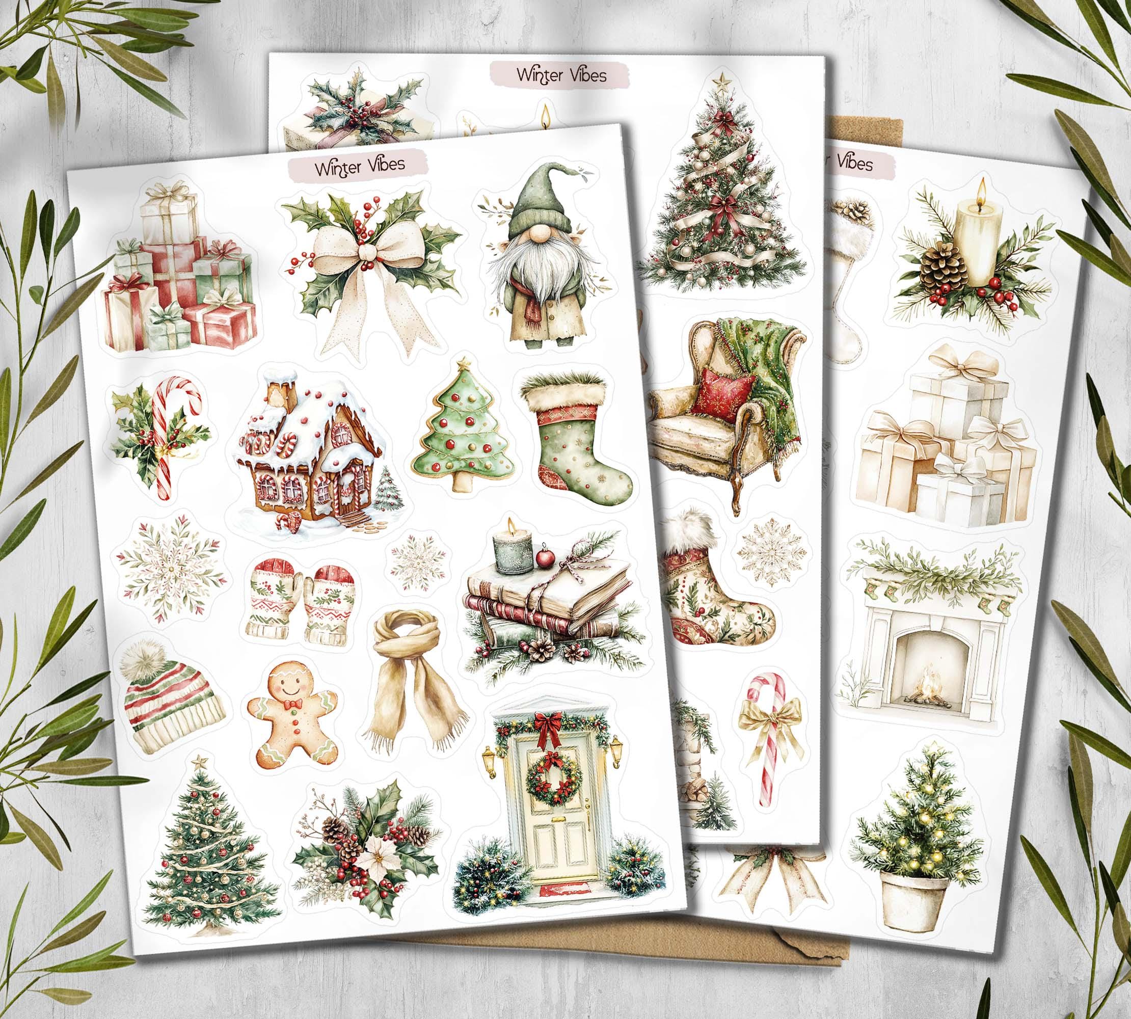 Winter Vibes Stickers