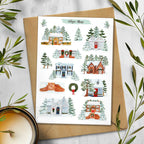 Winter Village Sticker Sheet