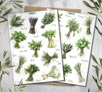 Herbs Cottagecore Stickers