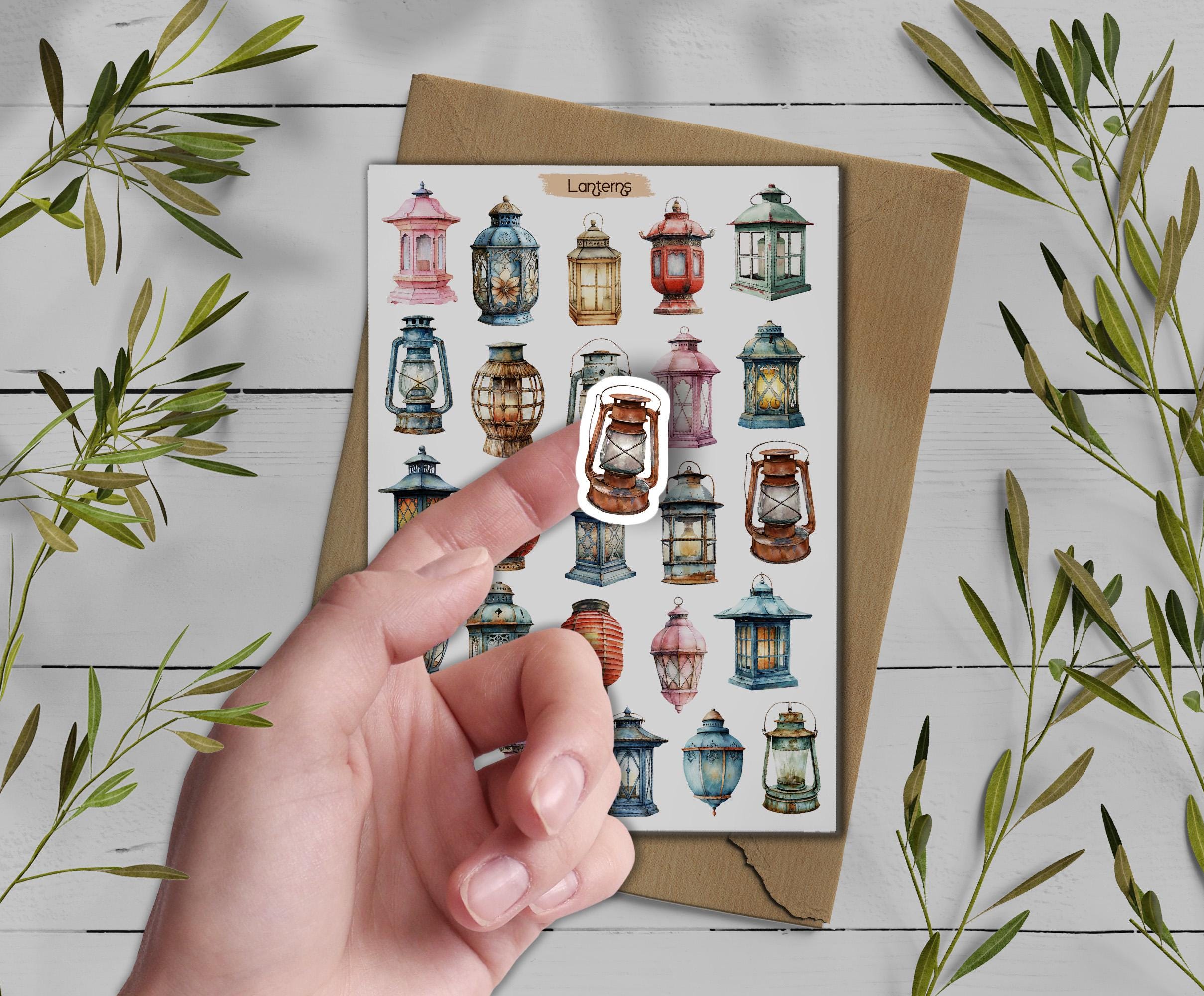 Festive Lantern Stickers