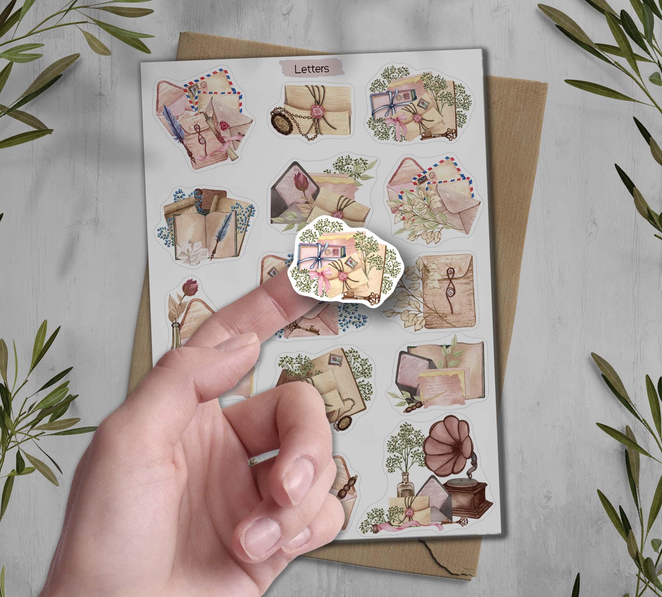 Floral Envelope Stickers