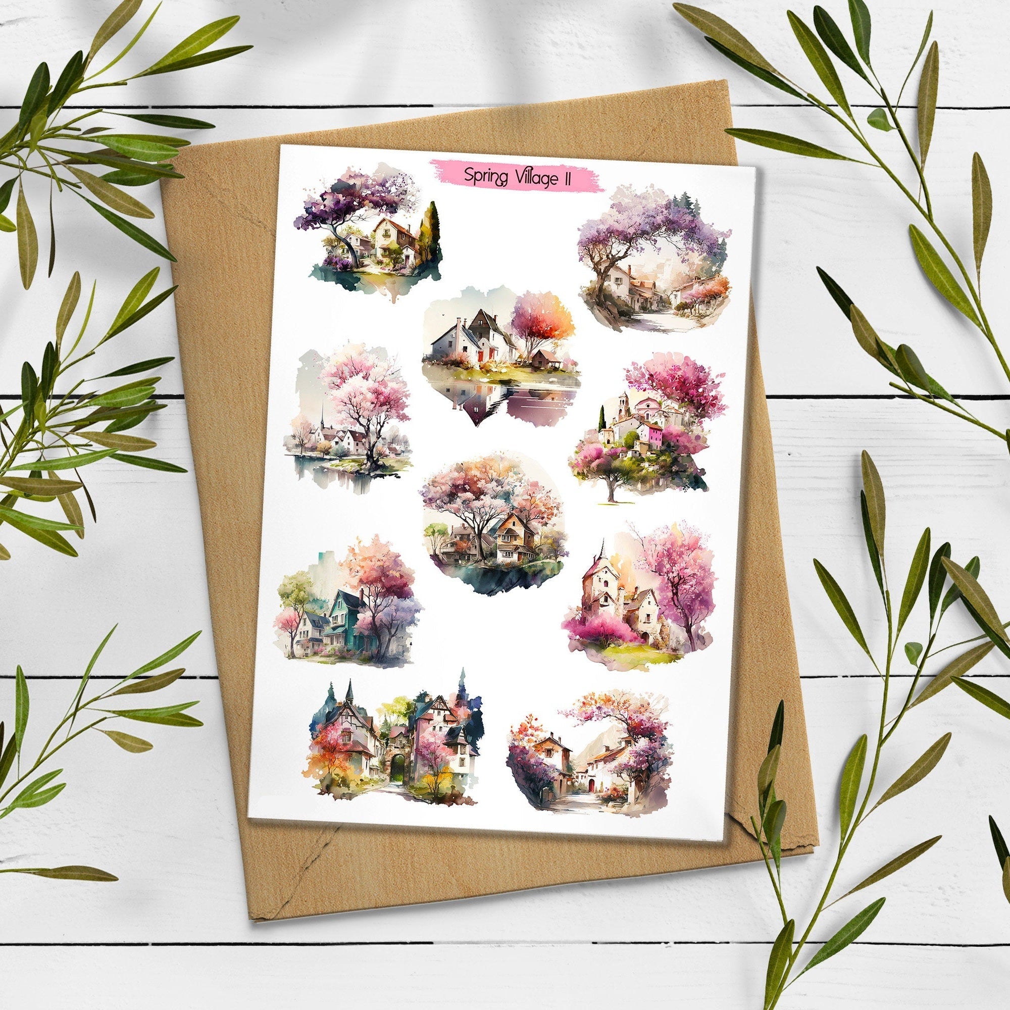 Provence Landscape Stickers