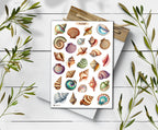 Seashell Sticker Sheet