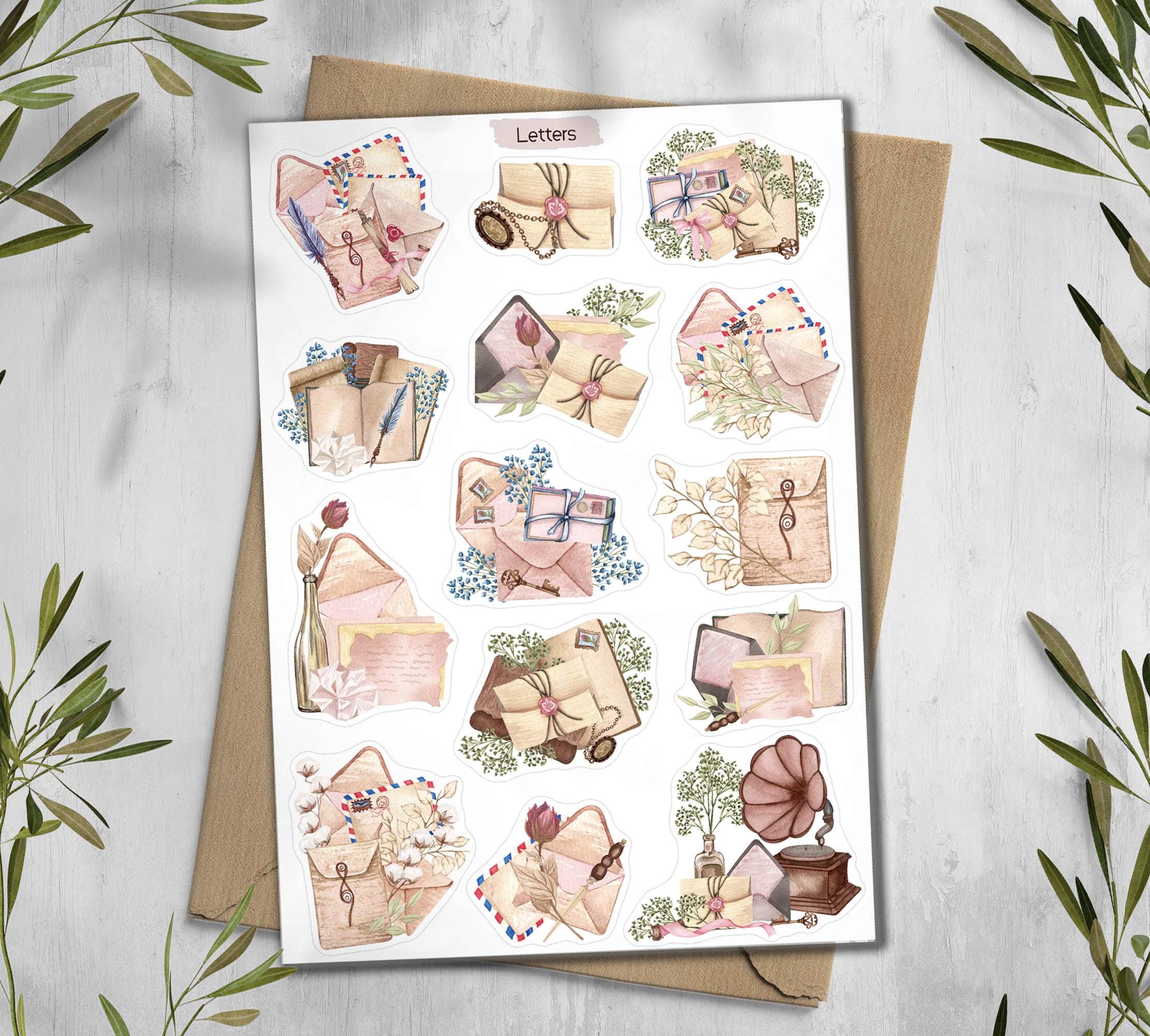 Floral Envelope Stickers