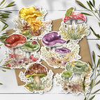 Forest Mushroom Stickers