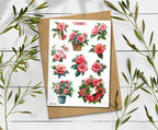 Camelia Flower Stickers