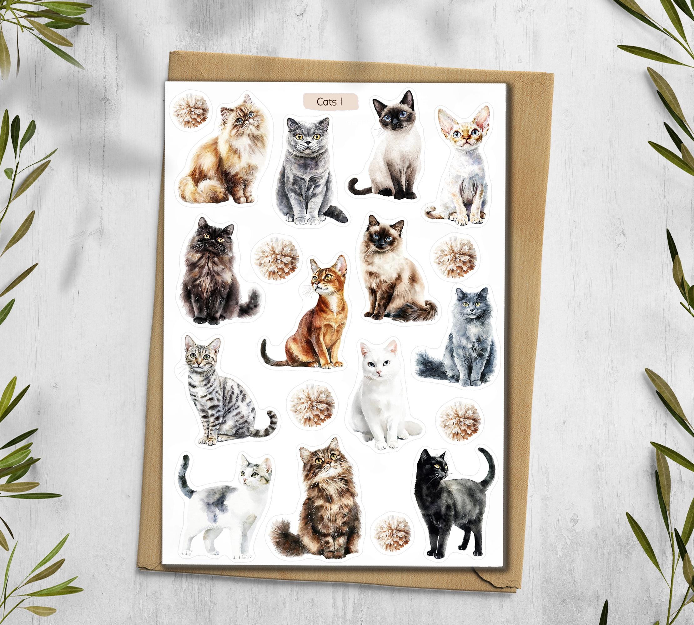 Cats Sticker Sheet