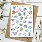 Snowflake Sticker Sheet