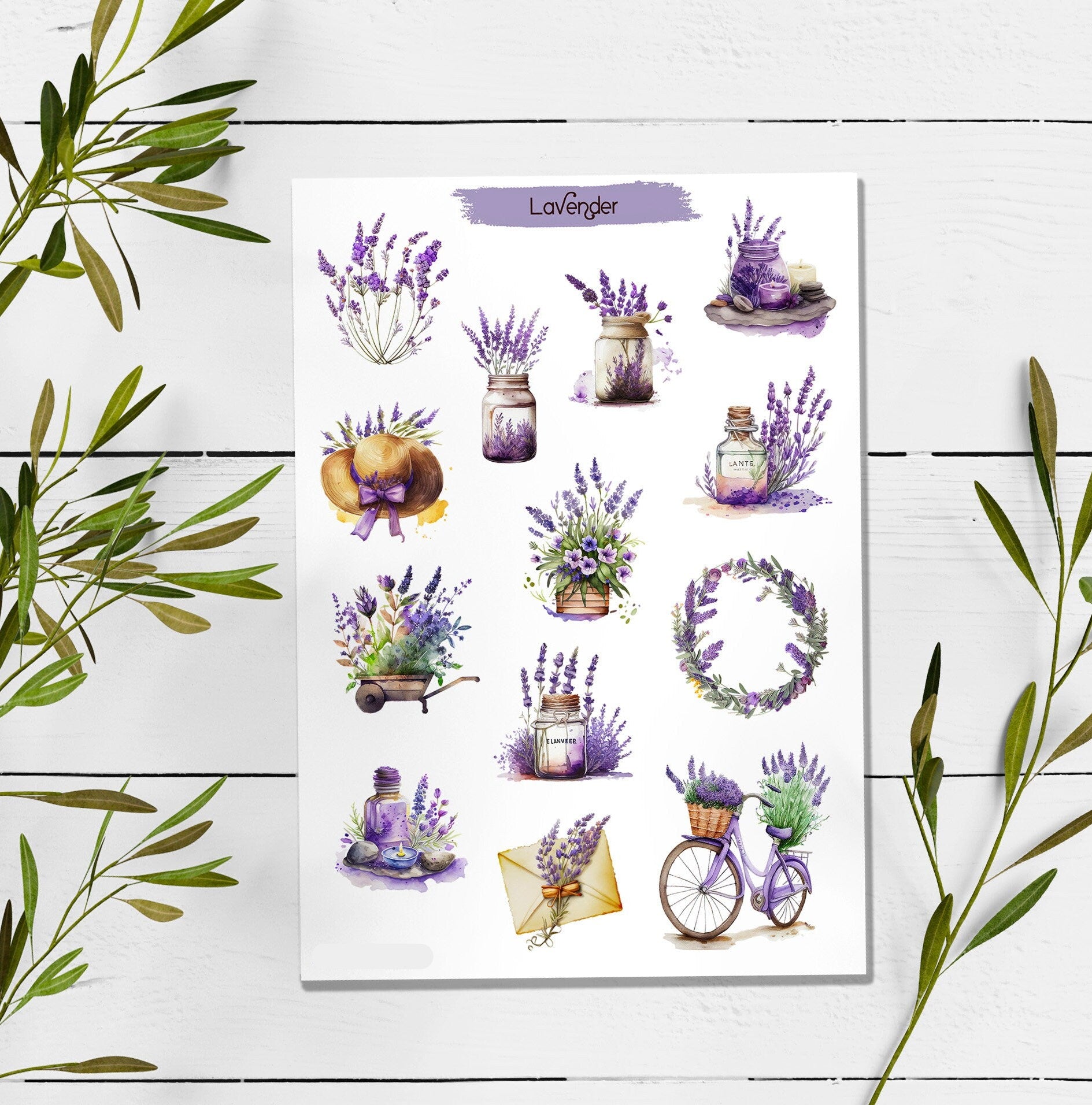 Lavender Stickers 00017