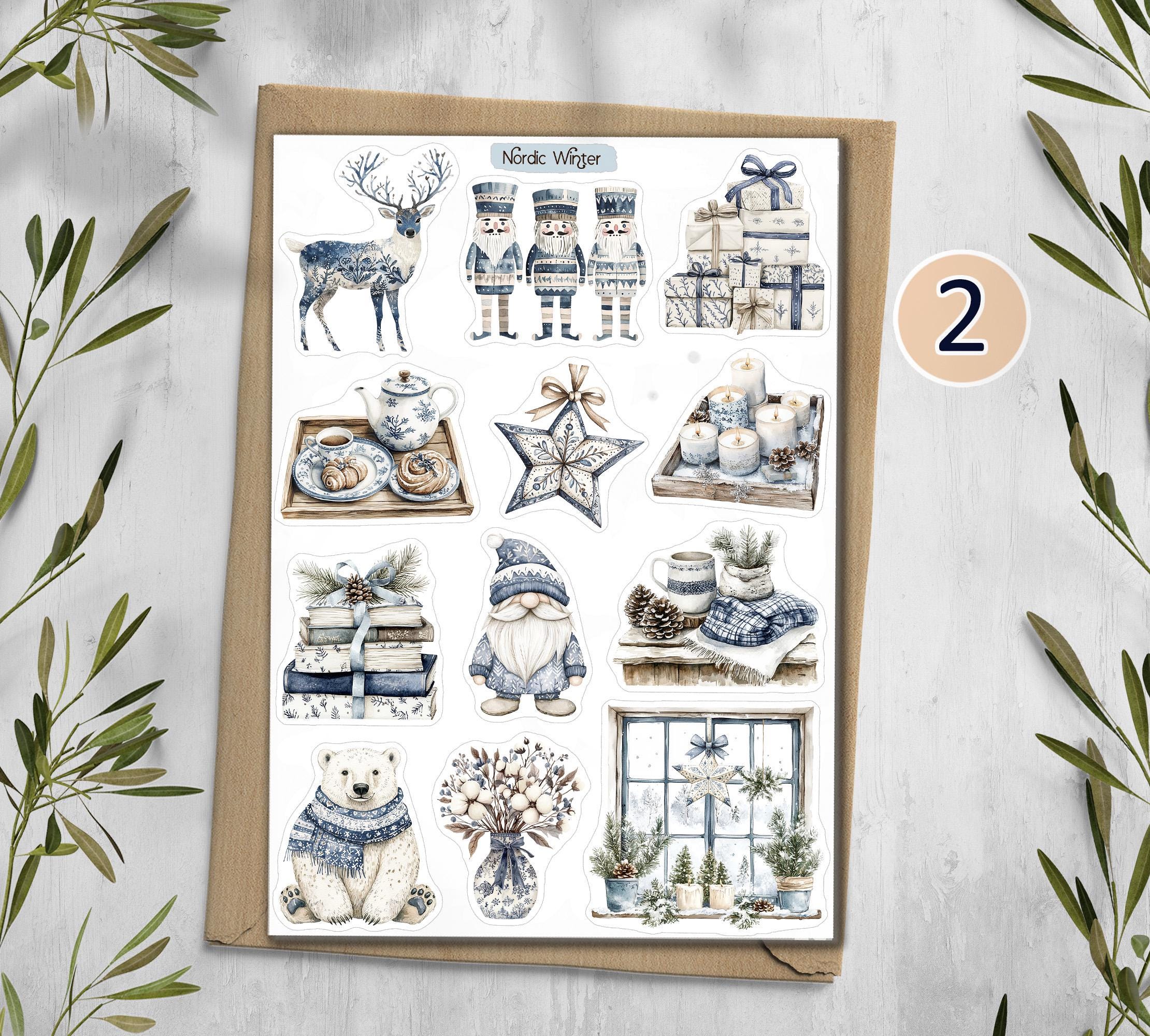 Nordic Winter Stickers