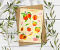 Peach Stickers. Peach Sticker Pack. Peach tree Stickers. Bullet Journal. Peach Sticker Sheet. Fruit Stickers. Summer Stickers