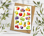 Fruit & Berry Stickers Planner Scrapbooking