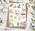 Italy Travel Stickers: Mediterranean Summer