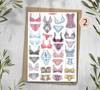 Lingerie Stickers. Lace Stickers. Fashion Stickers. Underwear Stickers. Bra Stickers. Planner, Junkjournal, Scrapbook