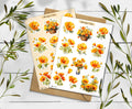 California Poppy Stickers: Wildflower Sticker Pack