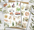 Italy Travel Stickers: Mediterranean Holiday, Planner, Scrapbook