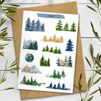 Winer Forest Stickers